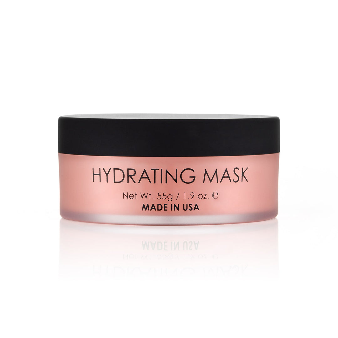 Bodyography SA hydrating mask in a 1.9oz jar, featuring apple extract for dry skin and anti-aging benefits.