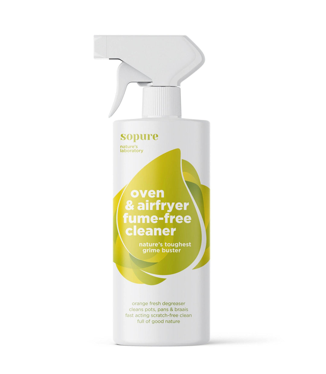 SoPure Non-Toxic Oven & Airfryer Cleaner in 500ml spray bottle, biodegradable and fume-free degreaser.