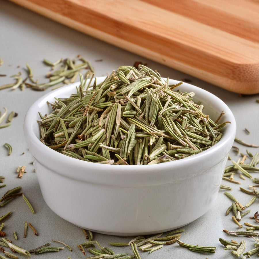 Dried rosemary herb by AGT in a clear package, available in 50g and 100g weights.