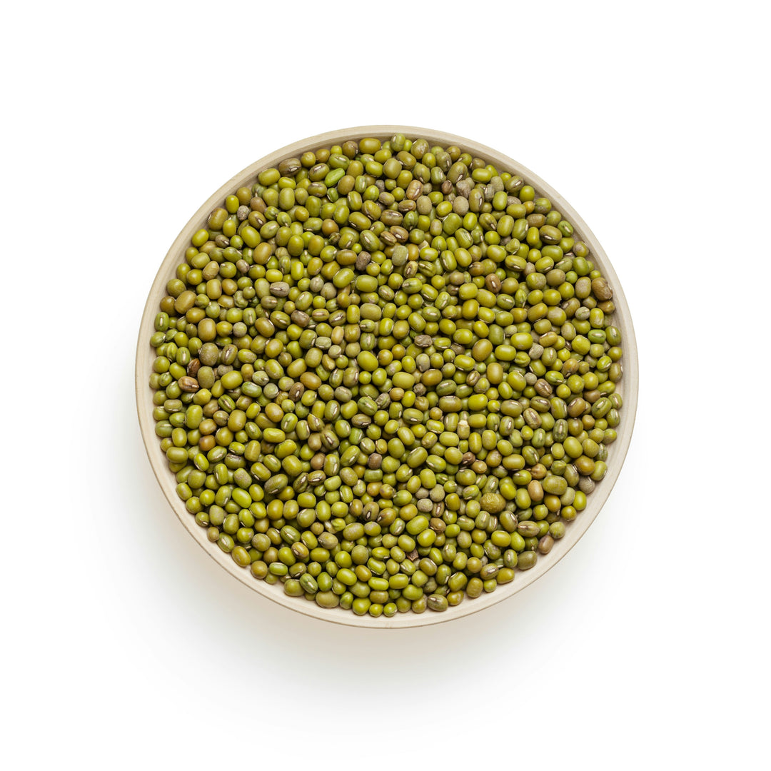 AGT mung beans in a clear 250g package, fiber-rich and gluten-free, ideal for Asian cuisine and gut health.