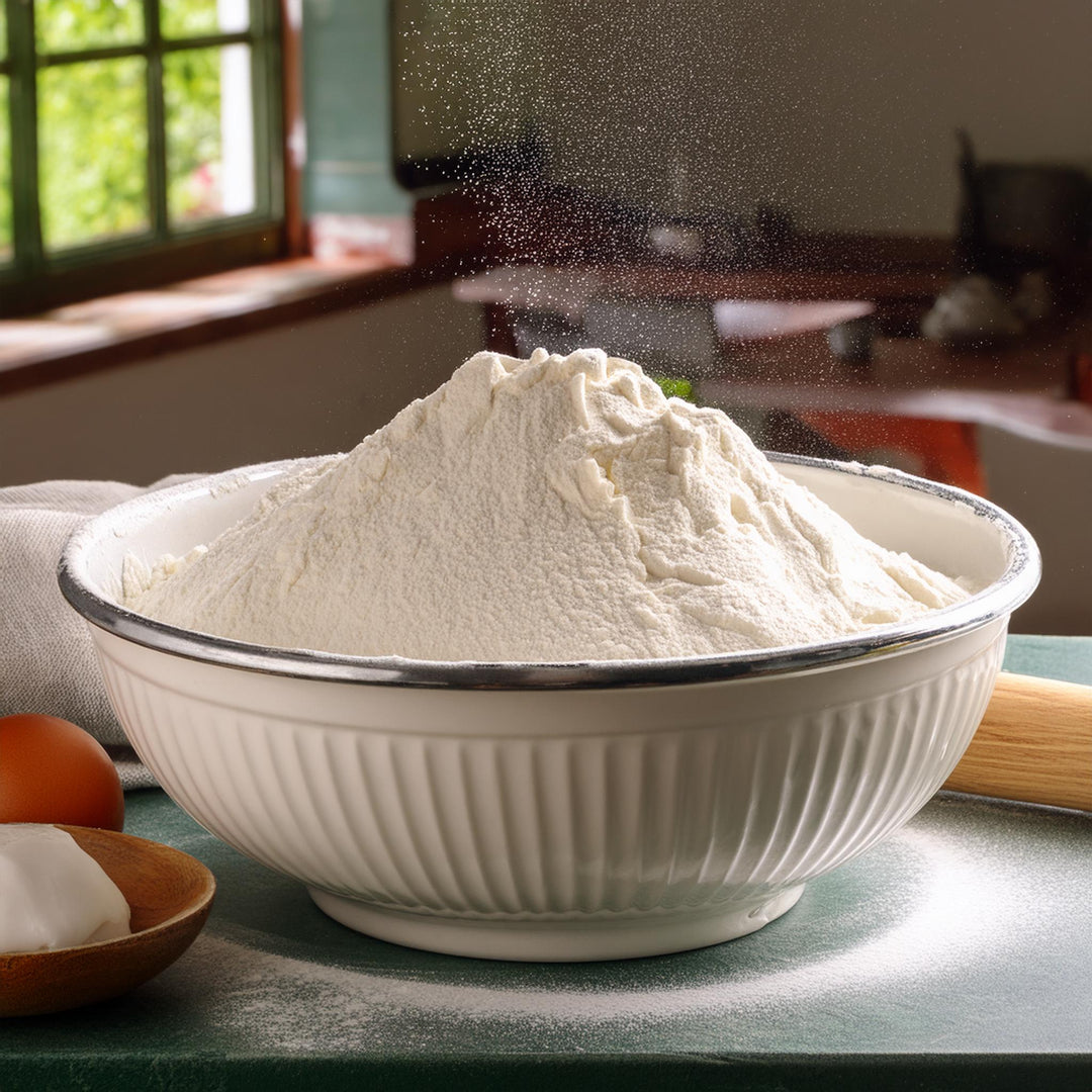 Premium white bread flour in 500g, 1kg, and 2kg packages by Champagne Valley Trading