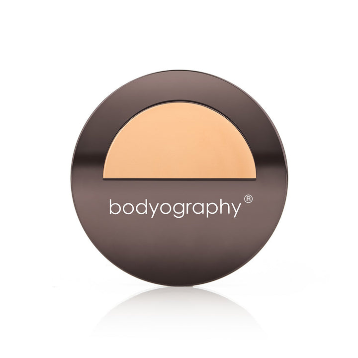 Bodyography SA Silk Cream Foundation in shade #01 - Fair, featuring a sleek bottle design.