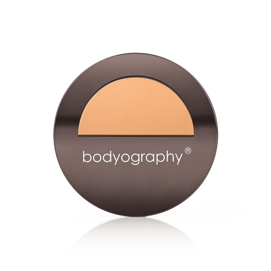 Bodyography SA Silk Cream Foundation in shade #01 - Fair, showcasing a sleek bottle design with a pump dispenser.