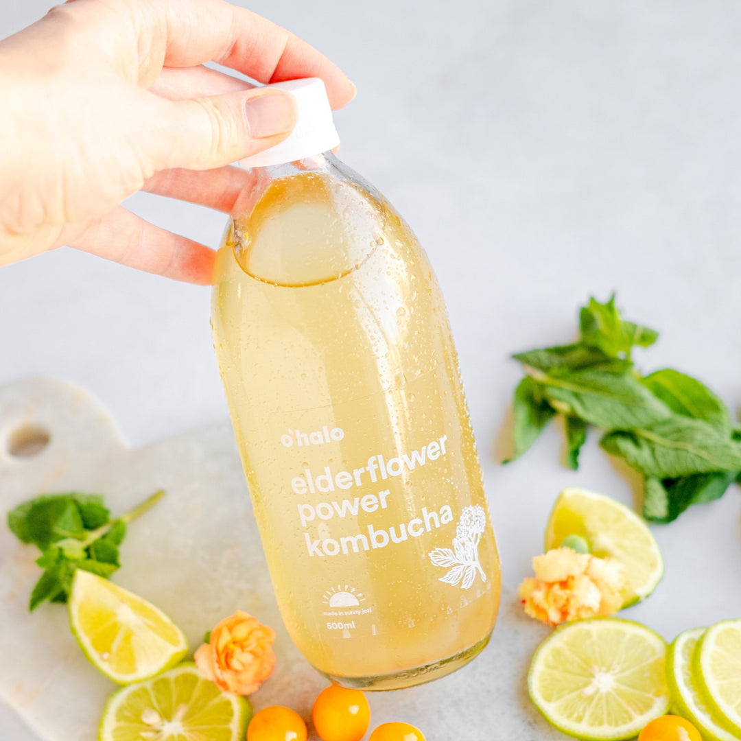 Elderflower Power Kombucha