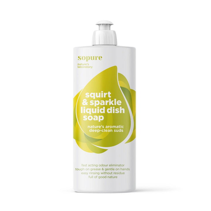 SoPure Squirt & Sparkle Liquid Dish Soap